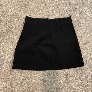 Zara black mini skirt